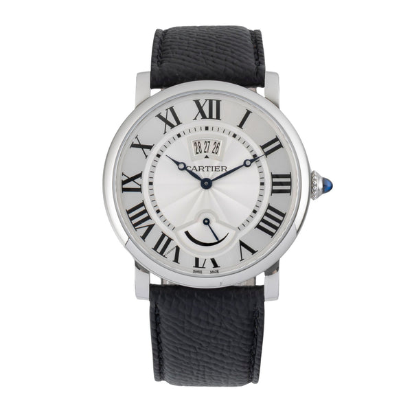 Cartier Rotonde de Cartier Stahl Handaufzug Herrenuhr Ref. W1556369 B&P [2605277]