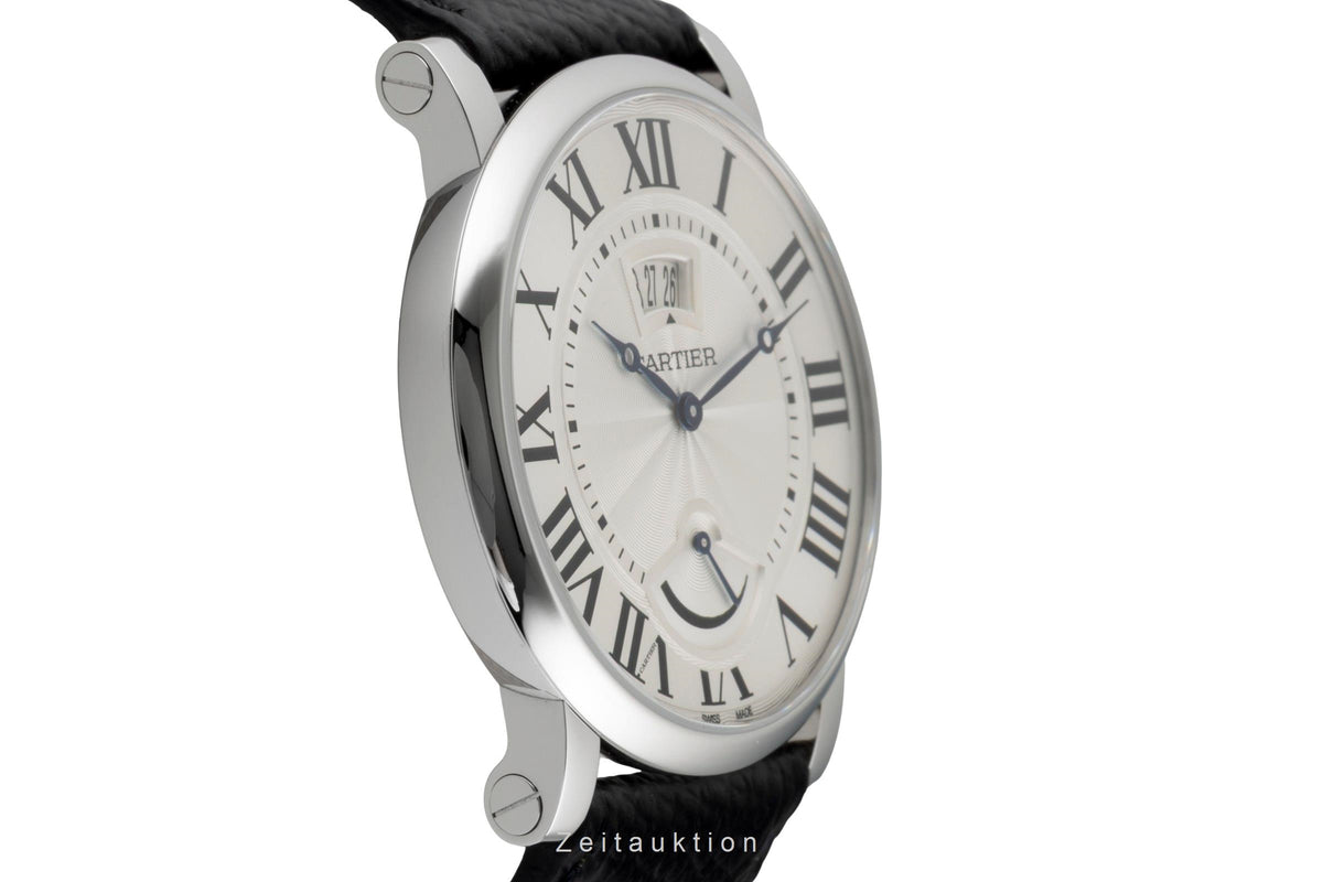 Cartier Rotonde de Cartier Stahl Handaufzug Herrenuhr Ref. W1556369 B&P [2605277]
