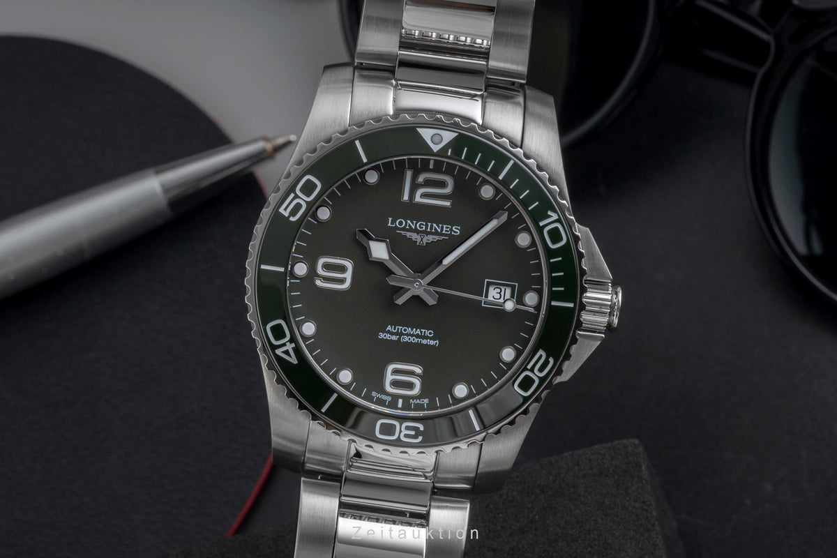 Longines Hydro Conquest acero automático reloj para caballeros L3.781.4.06.6  [2605278]