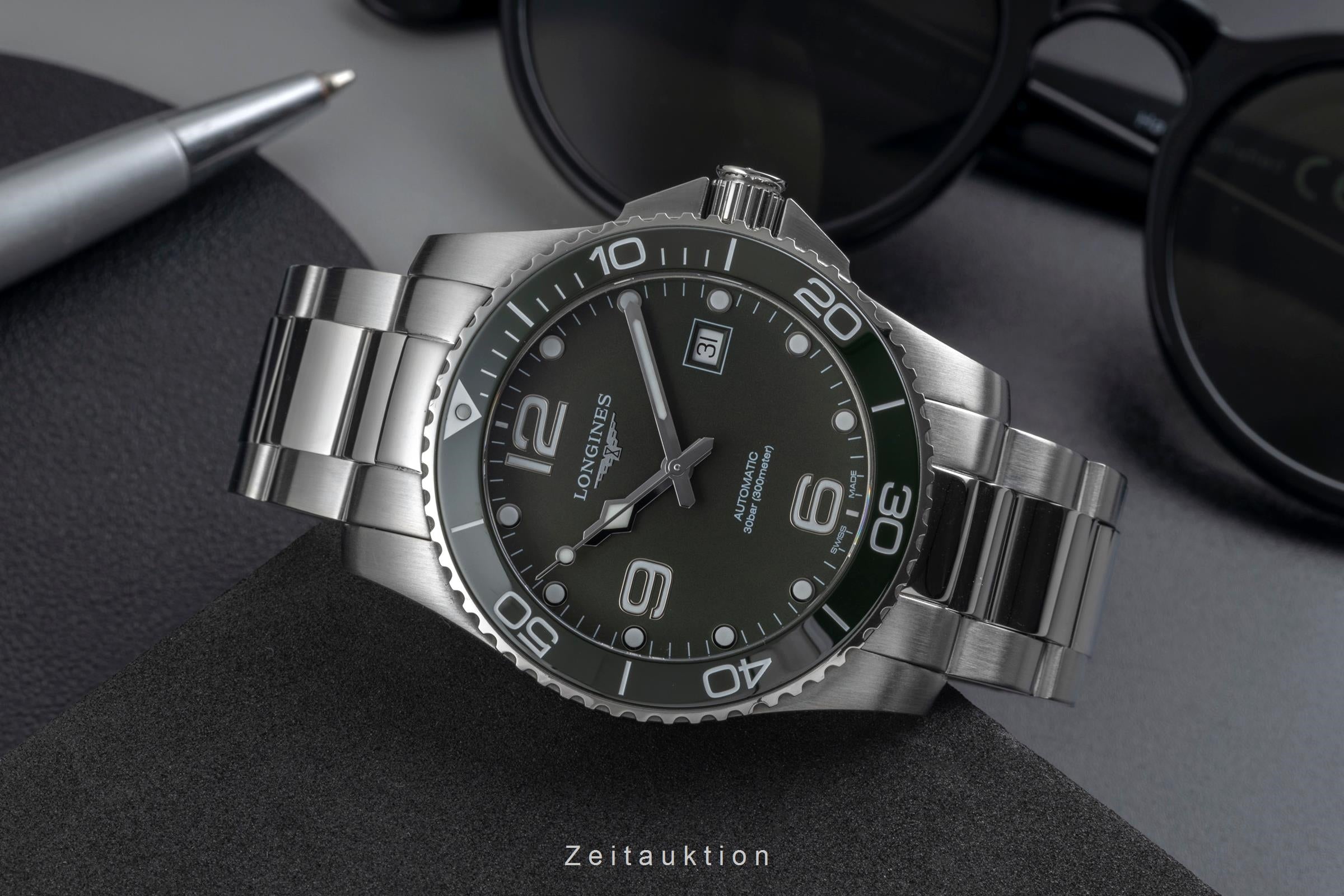 Longines Hydro Conquest acero automático reloj para caballeros L3.781.4.06.6  [2605278]