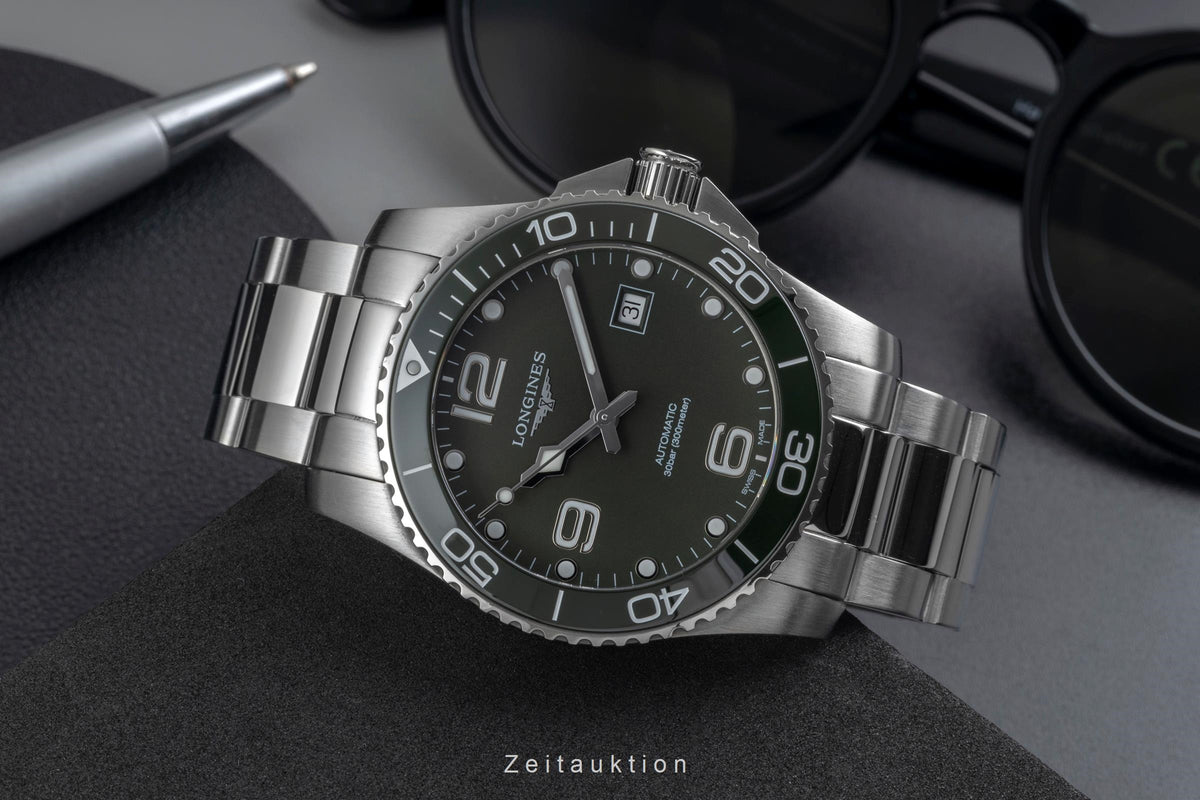 Longines Hydro Conquest acero automático reloj para caballeros L3.781.4.06.6  [2605278]