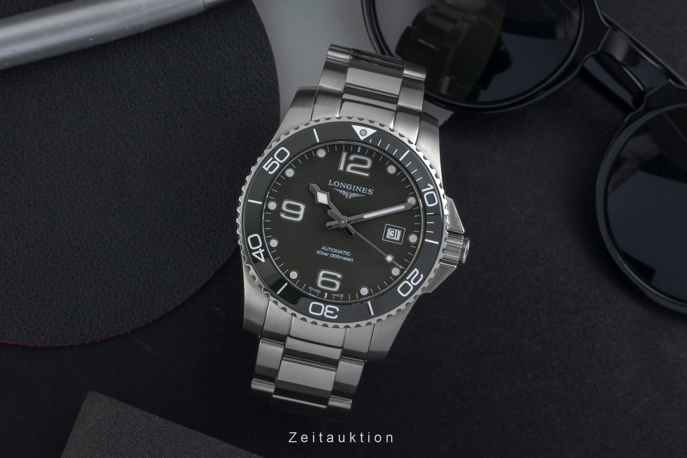 Longines Hydro Conquest acero automático reloj para caballeros L3.781.4.06.6  [2605278]