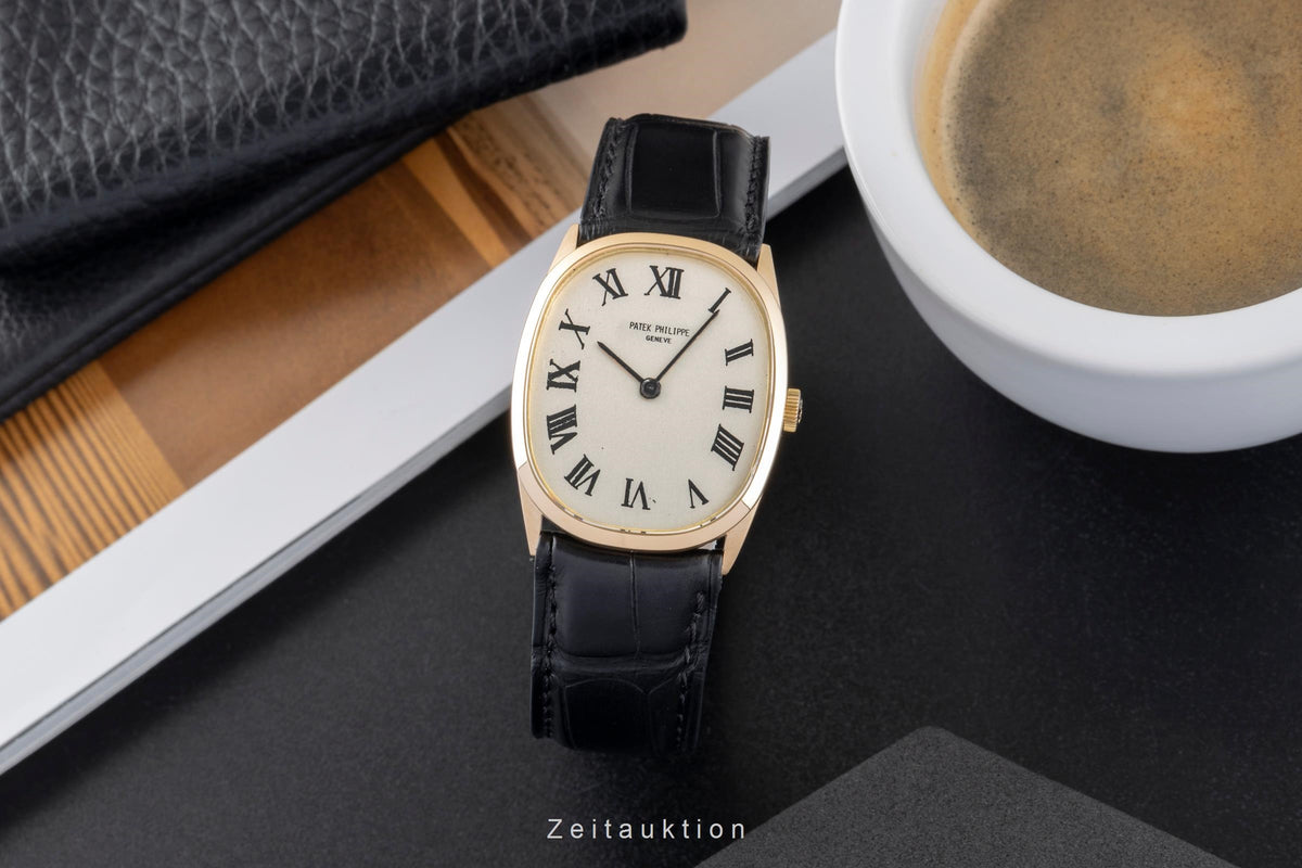 Patek Philippe Ellipse d´Or 18K (0,750) Gold Handaufzug Herren Ref 3546 Vintage  [2605282]