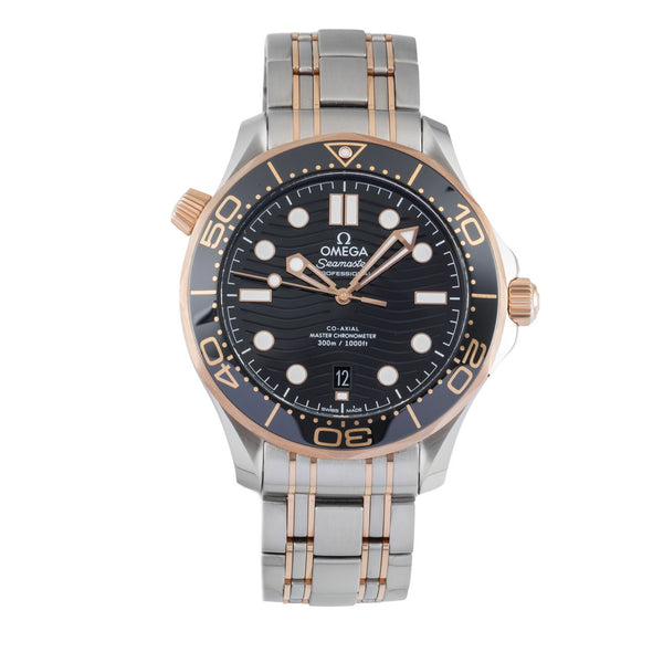 Omega Seamaster steel / gold automatic men's watch 210.20.42.20.01.001 LP: 14200EUR  [2605286]