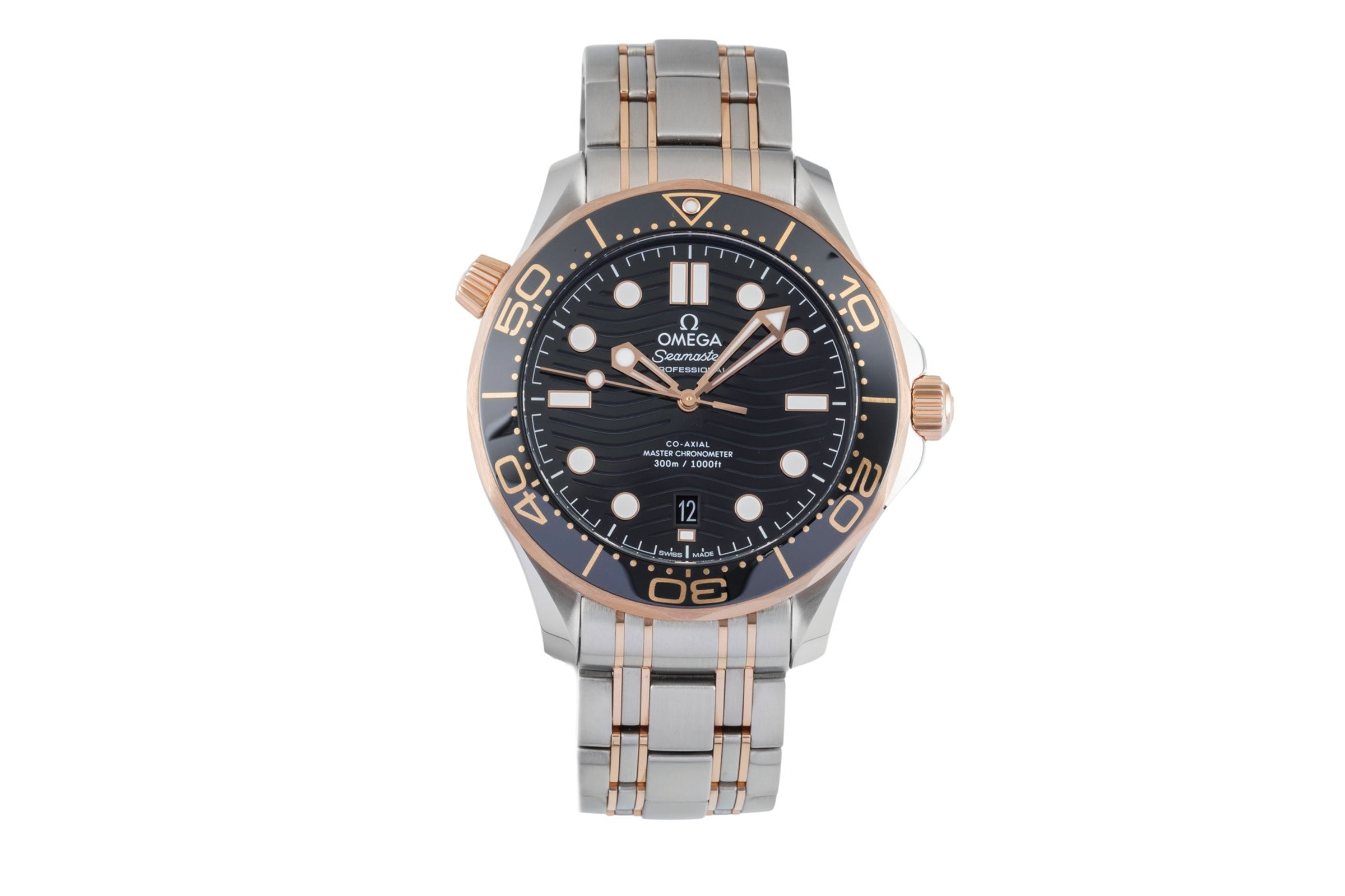 Omega Seamaster acier / or  automatique montre pour hommes 210.20.42.20.01.001 LP: 14200EUR  [2605286]