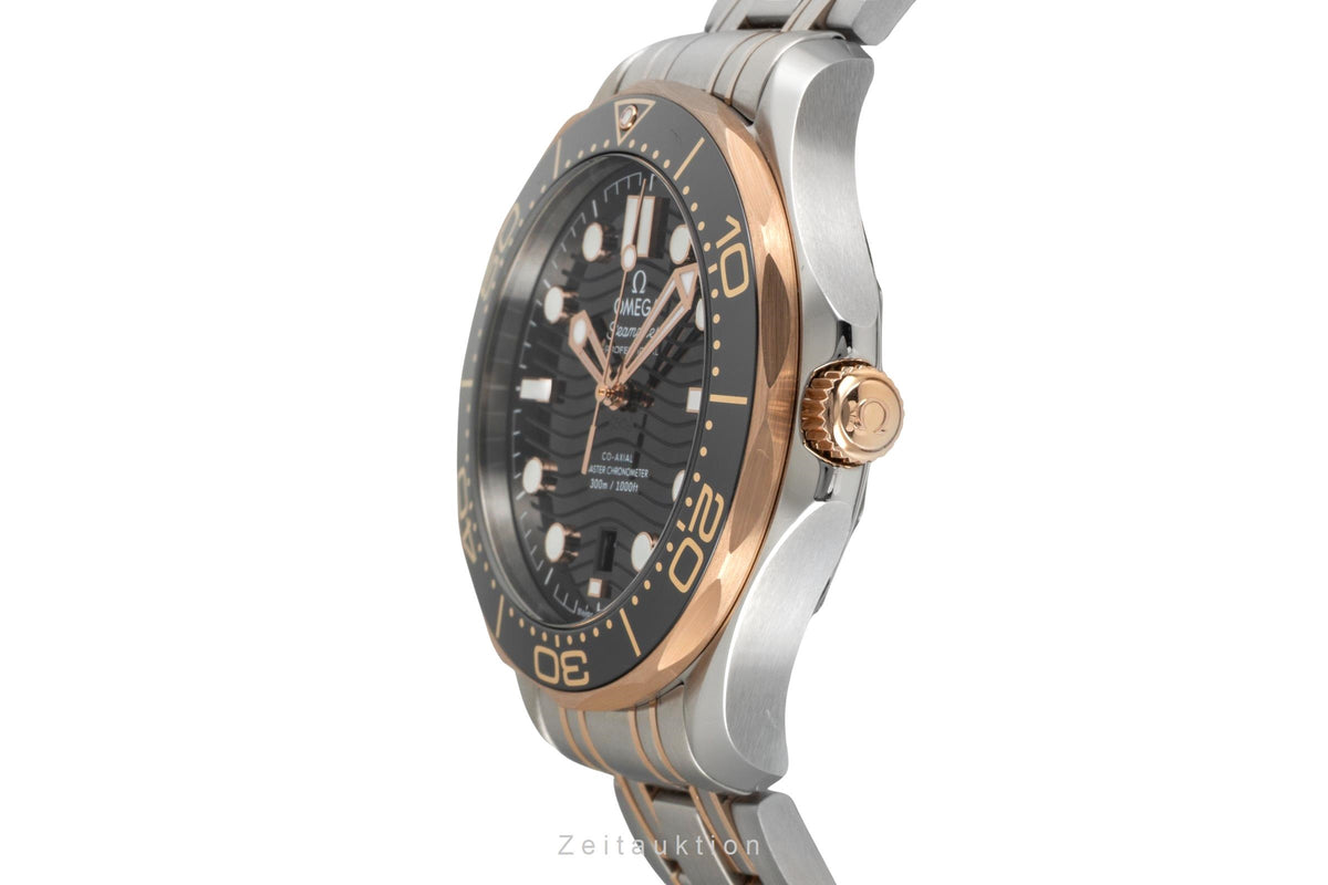 Omega Seamaster steel / gold automatic men's watch 210.20.42.20.01.001 LP: 14200EUR  [2605286]