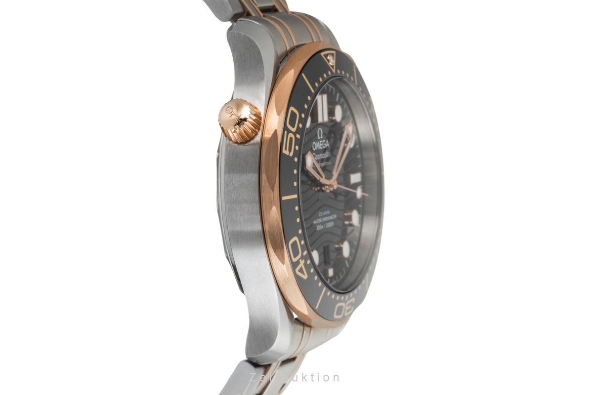 Omega Seamaster steel / gold automatic men's watch 210.20.42.20.01.001 LP: 14200EUR  [2605286]