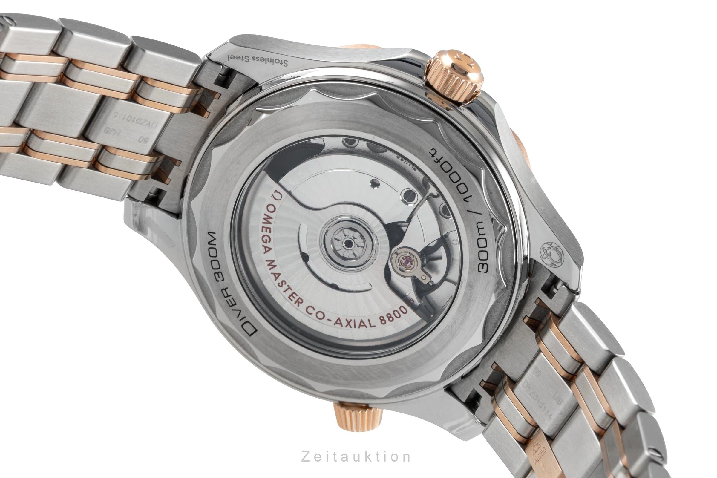 Omega Seamaster steel / gold automatic men's watch 210.20.42.20.01.001 LP: 14200EUR  [2605286]