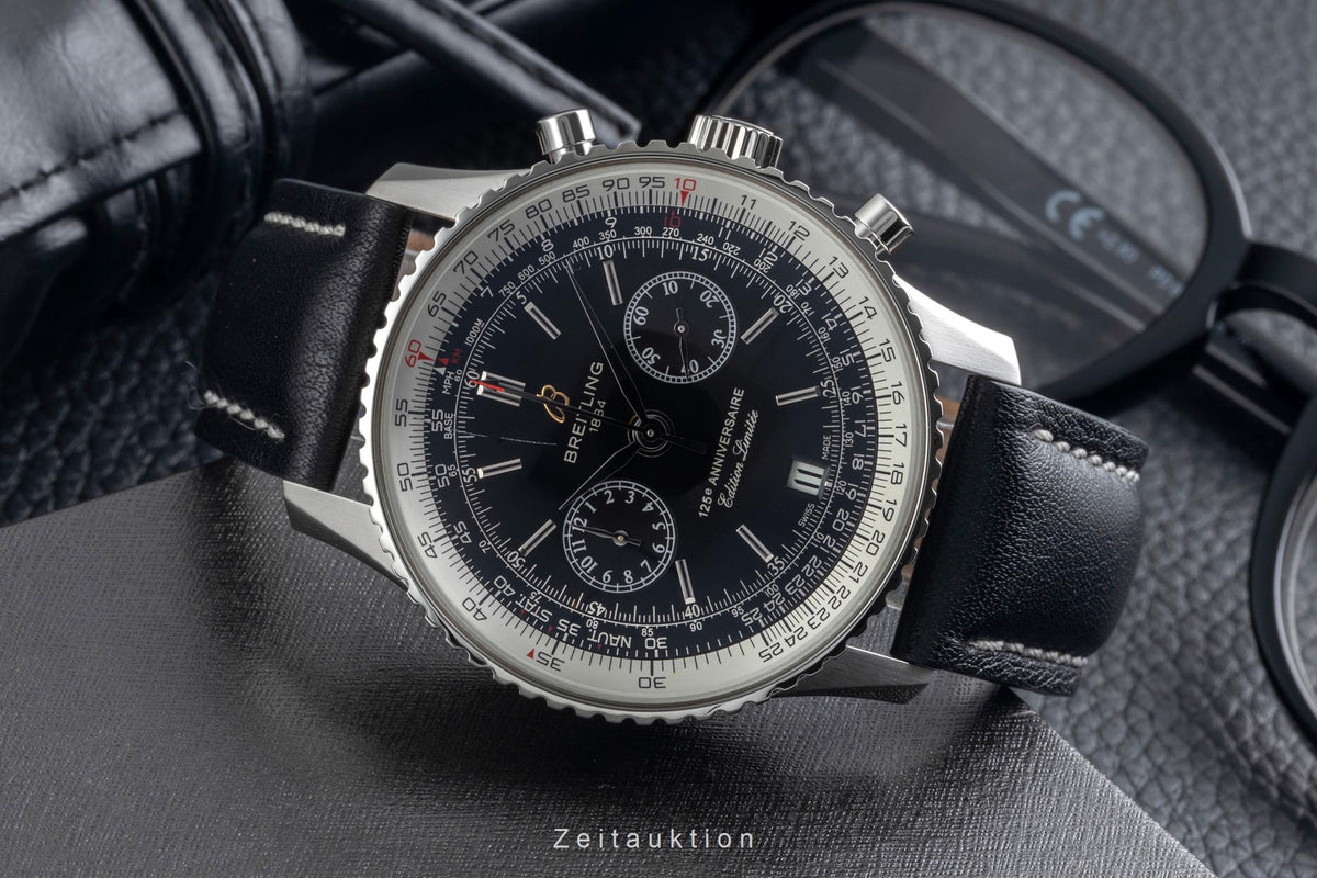 Breitling Navitimer 125th Anniversary Chronograph Automatik Ref A2632213 Papiere [2605292]
