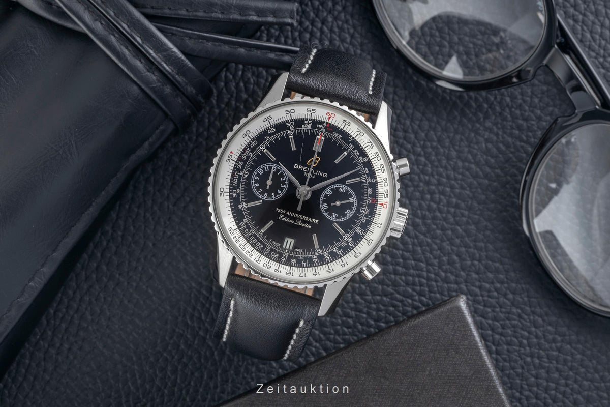 Breitling Navitimer 125th Anniversary Chronograph Automatik Ref A2632213 Papiere [2605292]
