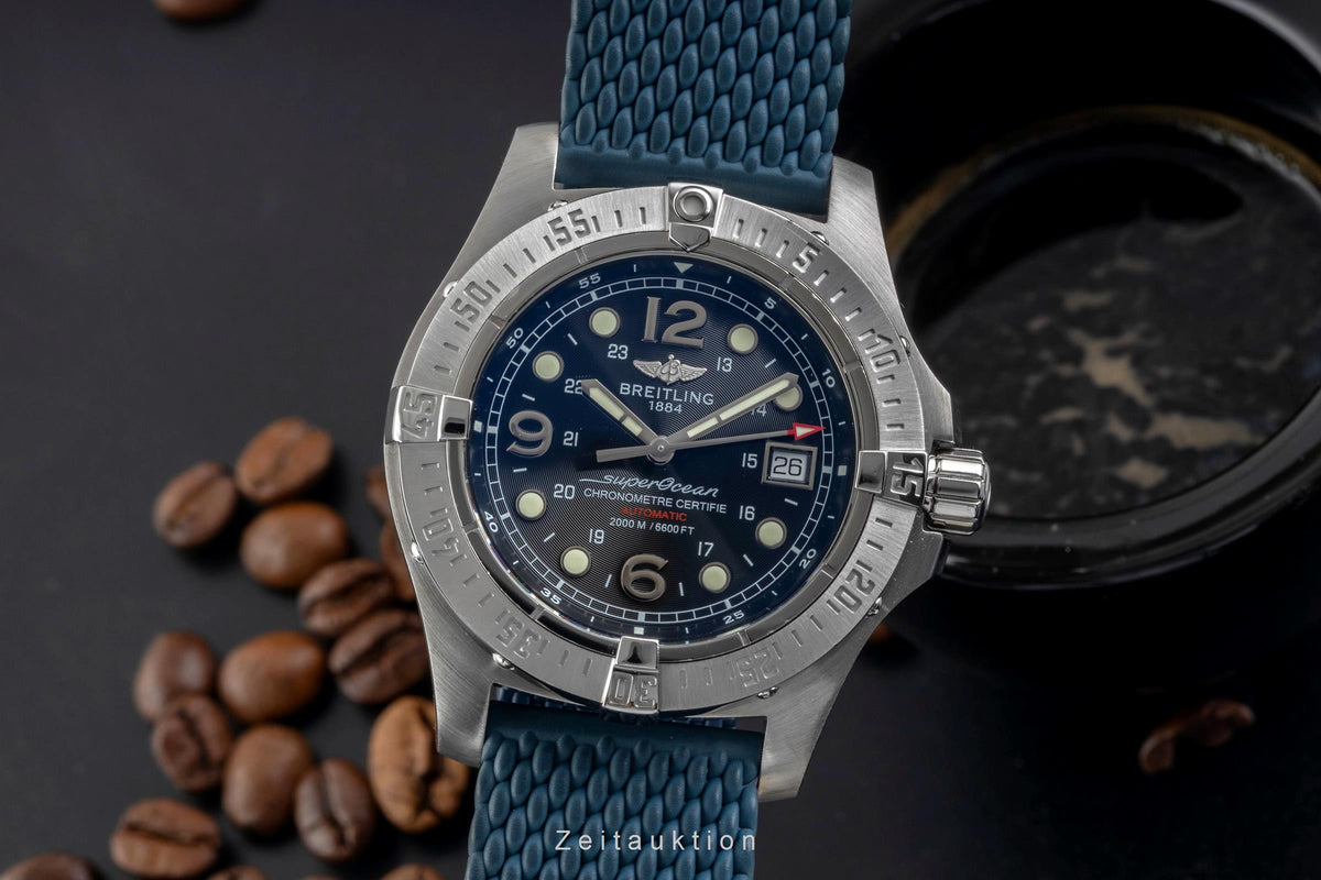 Breitling Superocean acciaio automatismo orologio da uomo A17390  [2605293]