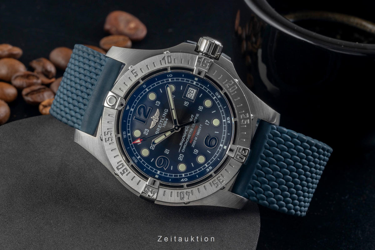 Breitling Superocean acciaio automatismo orologio da uomo A17390  [2605293]
