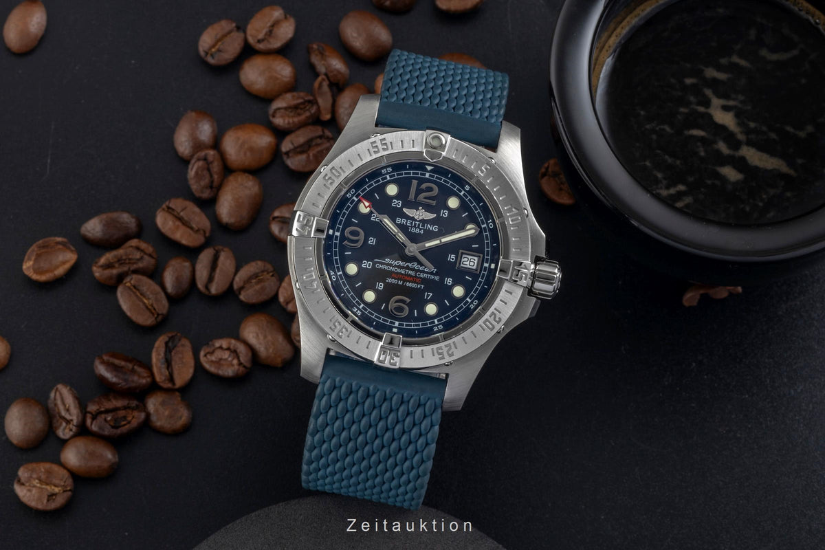 Breitling Superocean acciaio automatismo orologio da uomo A17390  [2605293]