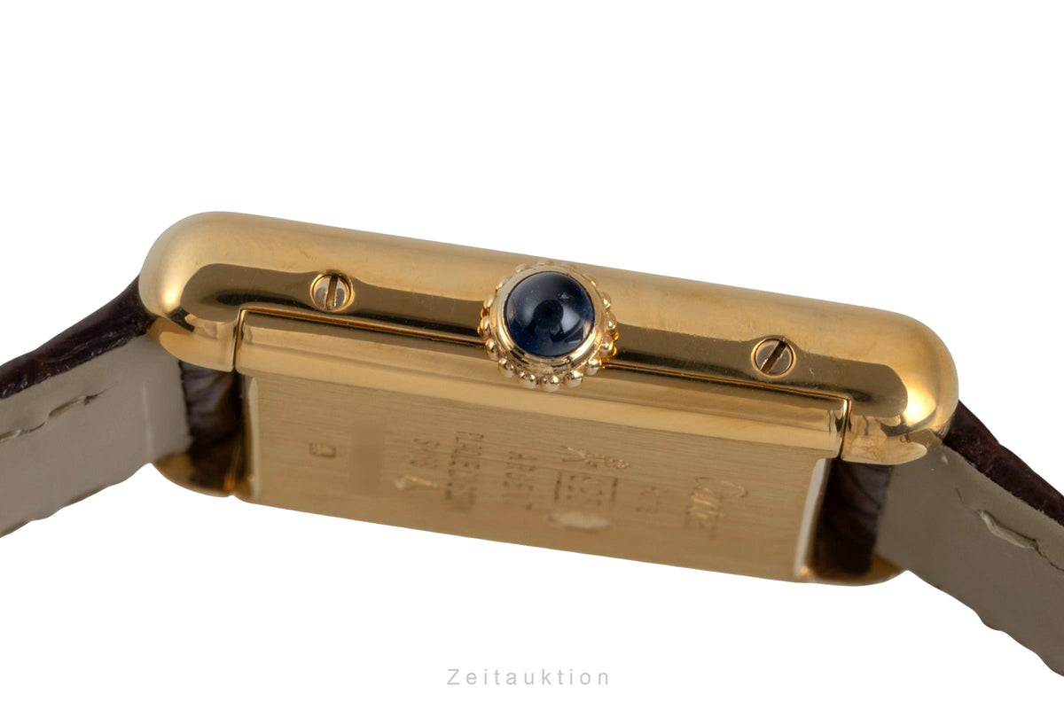 Cartier Tank silver-gilt manual winding women's watch Vintage  [2605294]