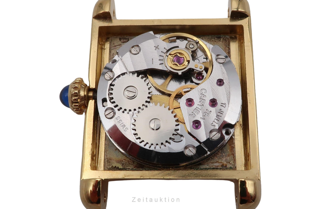 Cartier Tank silver-gilt manual winding women's watch Vintage  [2605294]