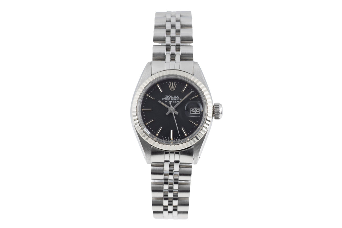 Rolex Lady Date steel / white gold automatic women's watch 6917 Vintage  [2605297]