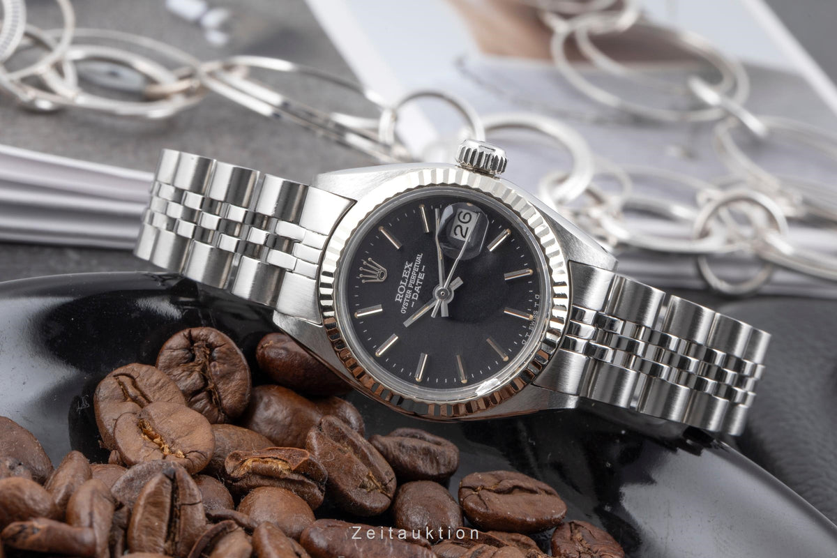 Rolex Lady Date steel / white gold automatic women's watch 6917 Vintage  [2605297]