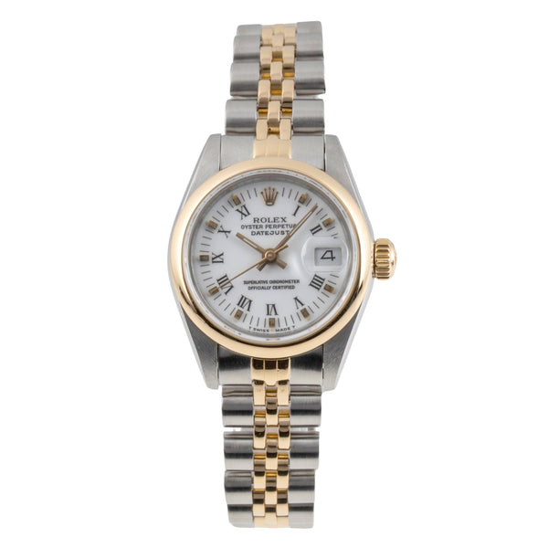 Rolex Lady Datejust acero / oro automático reloj para damas  69163  [2605298]