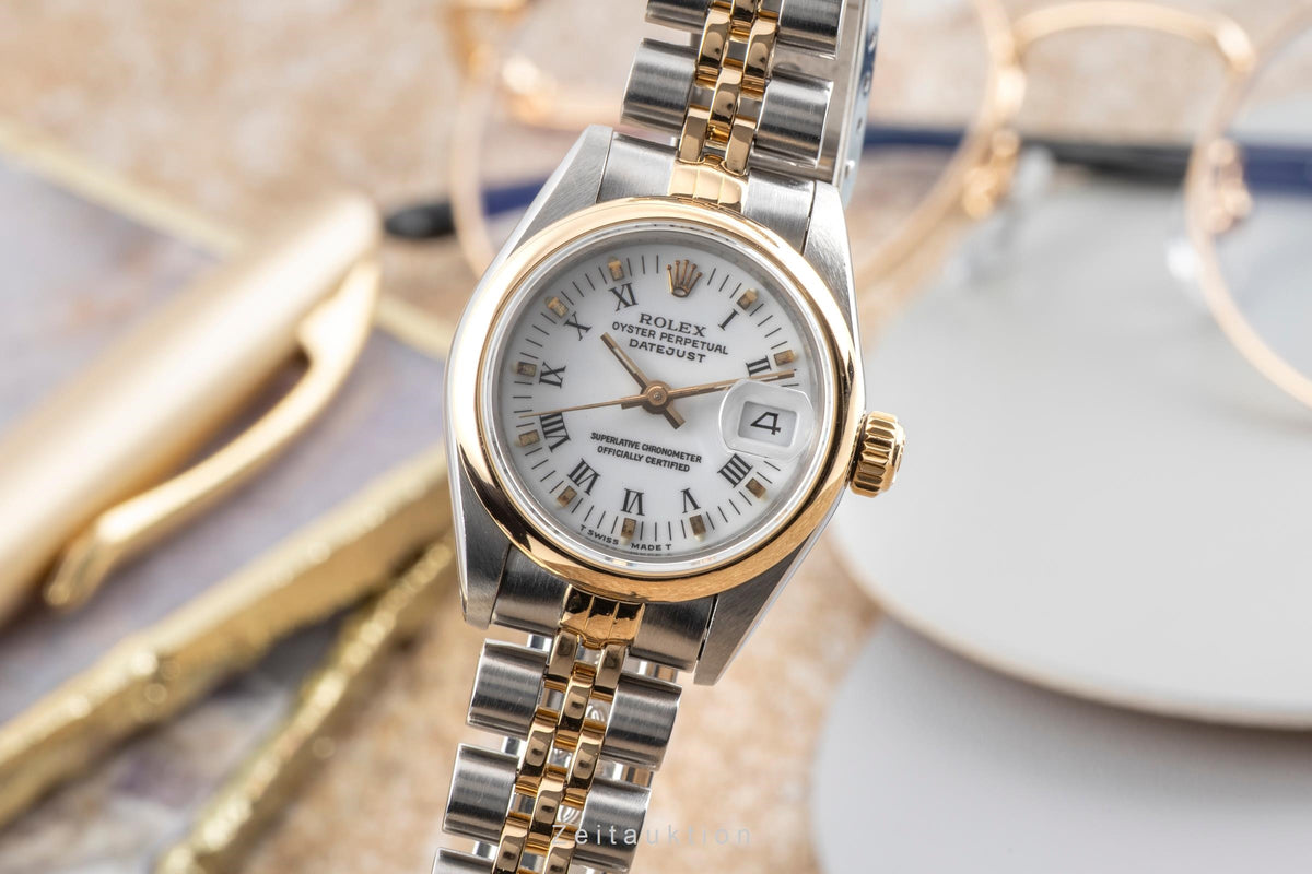 Rolex Lady Datejust acero / oro automático reloj para damas  69163  [2605298]