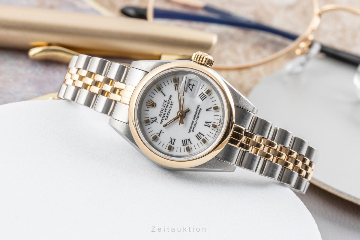 Rolex Lady Datejust acero / oro automático reloj para damas  69163  [2605298]