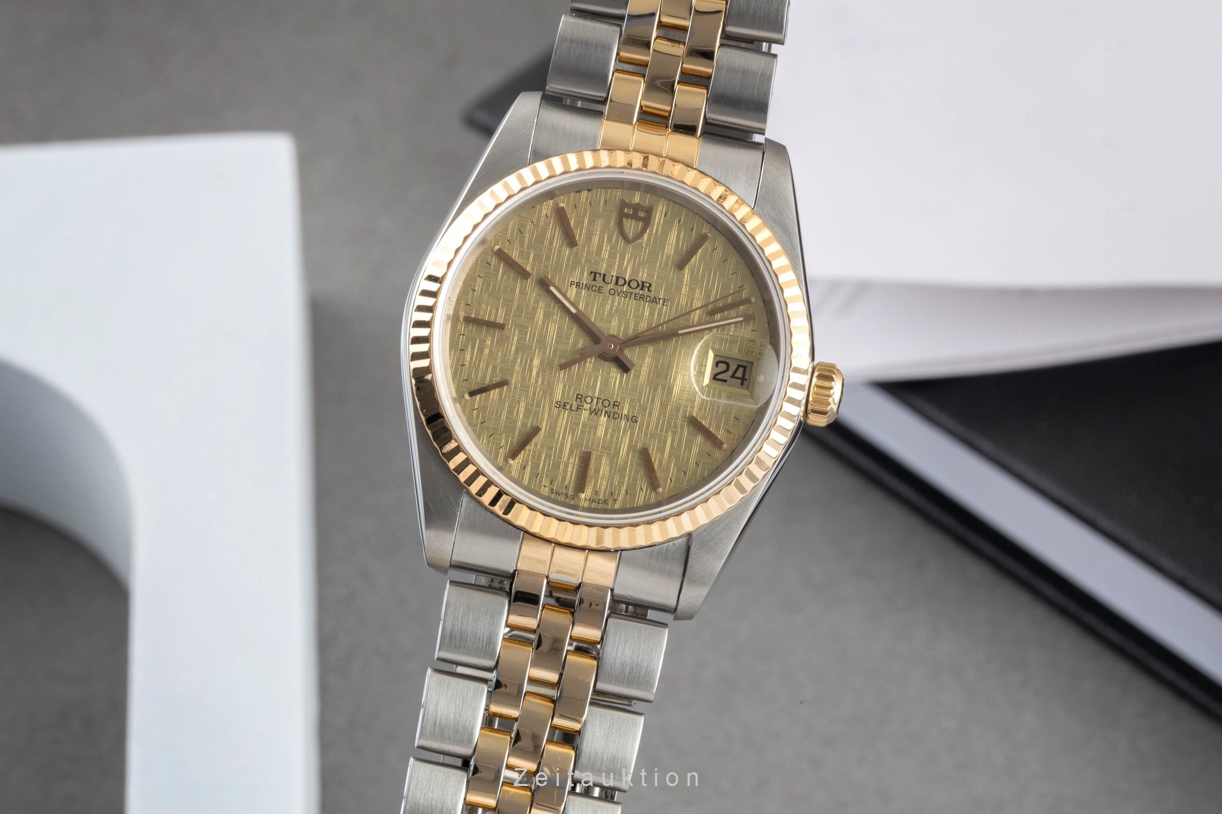 Tudor Prince Oysterdate acero / oro automático reloj para caballeros 74033  [2605302]