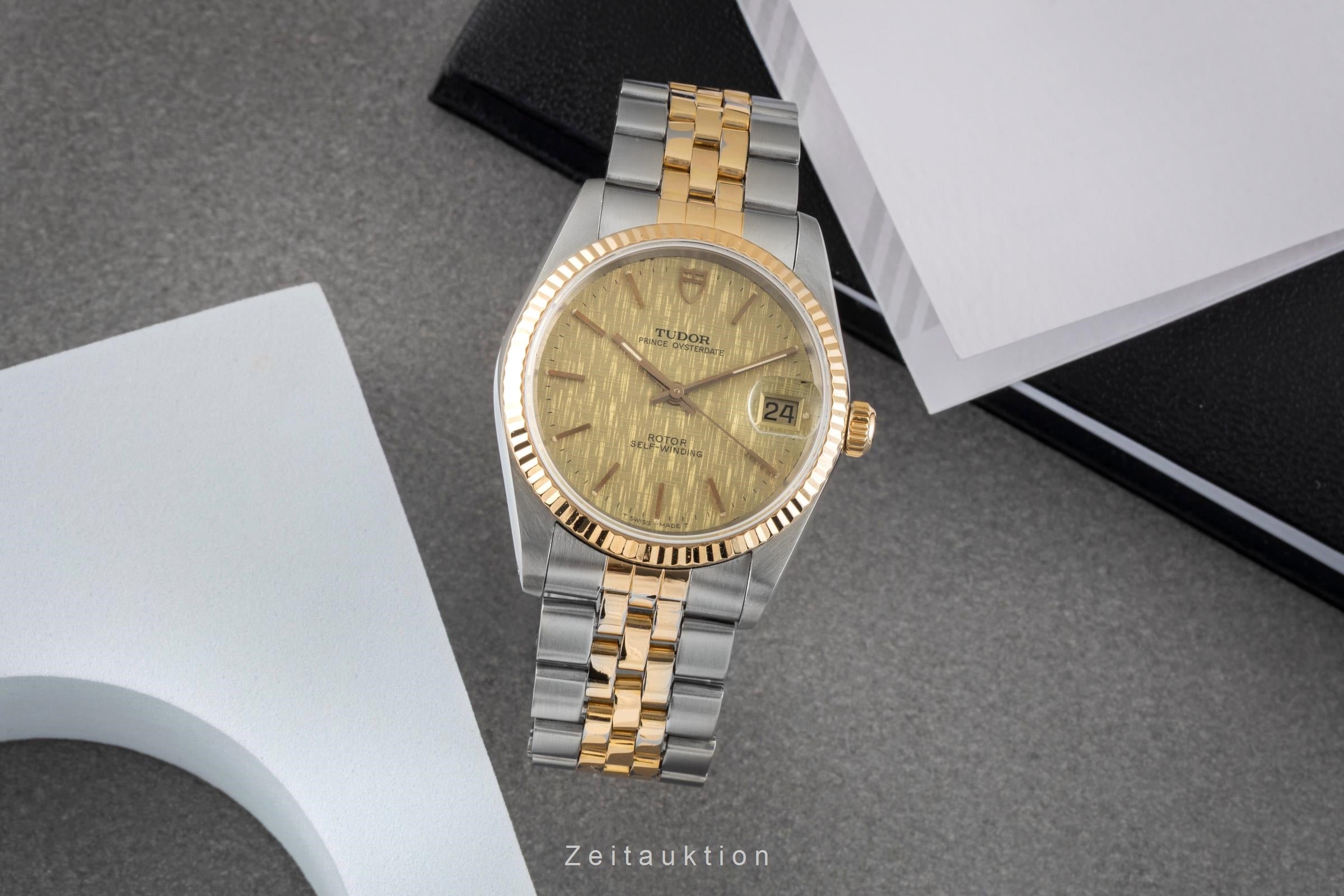 Tudor Prince Oysterdate acero / oro automático reloj para caballeros 74033  [2605302]