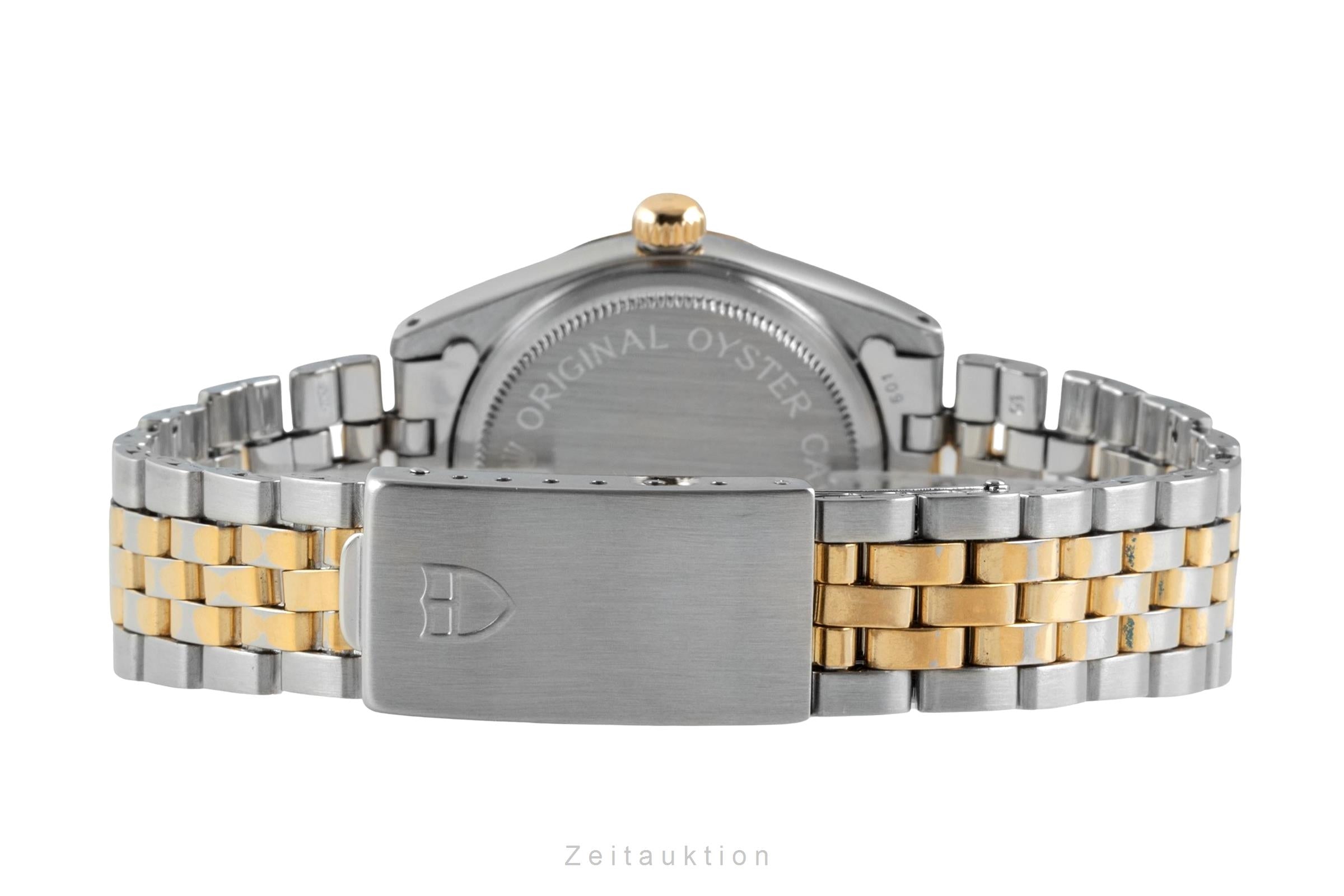 Tudor Prince Date Stahl / Gold Linen Dial Automatik Datum Herrenuhr Ref. 72033  [2605303]