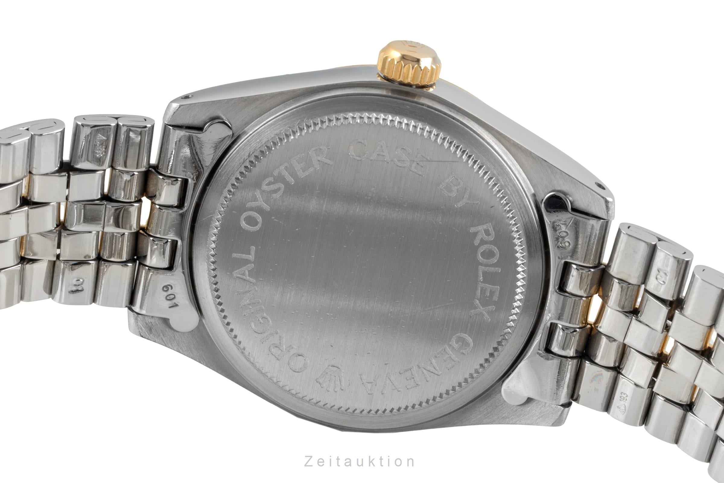 Tudor Prince Date Stahl / Gold Linen Dial Automatik Datum Herrenuhr Ref. 72033 [2605304]