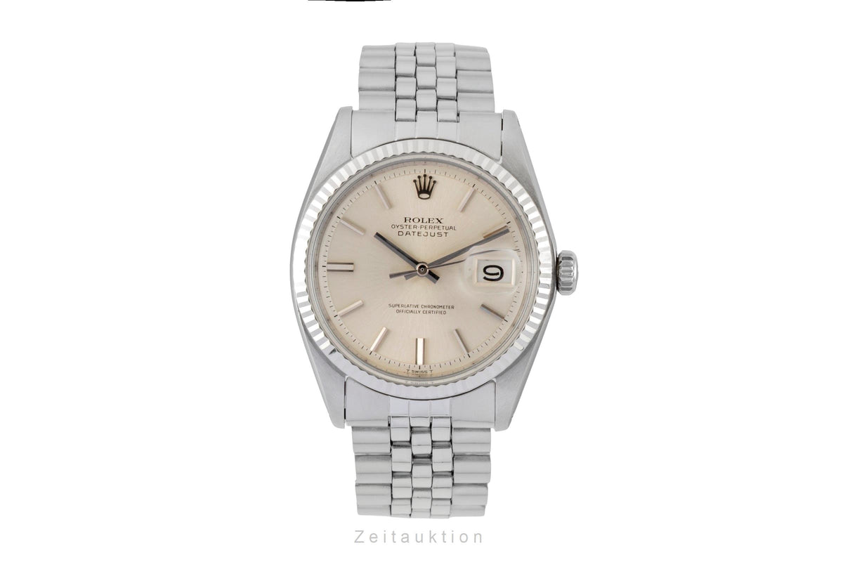 Rolex Datejust steel / white gold automatic men's watch 1601 Vintage  [2605312]