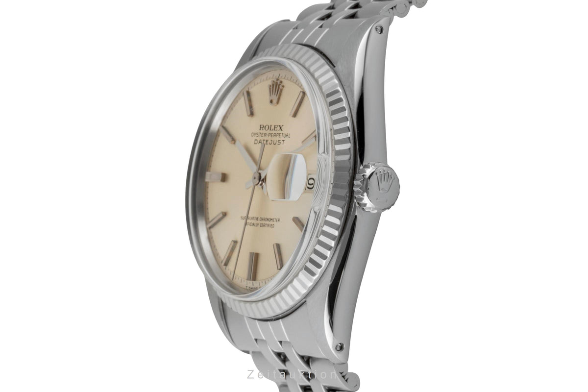 Rolex Datejust steel / white gold automatic men's watch 1601 Vintage  [2605312]