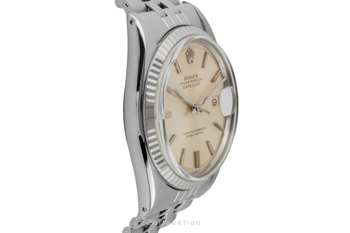 Rolex Datejust steel / white gold automatic men's watch 1601 Vintage  [2605312]