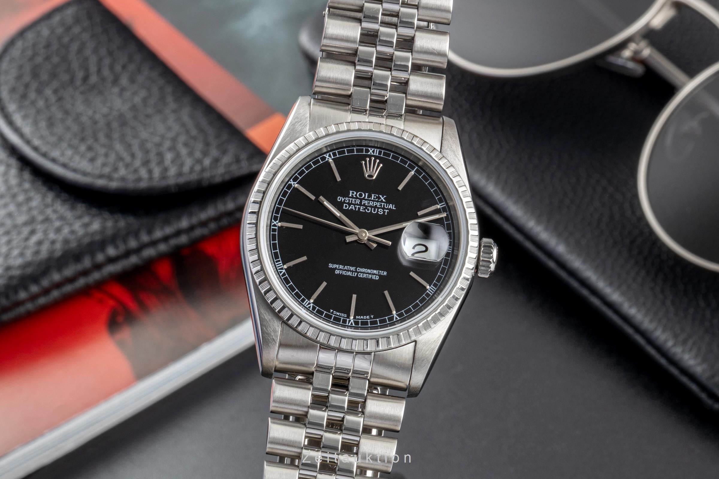 Rolex Datejust steel automatic men's watch 16220  [2605313]