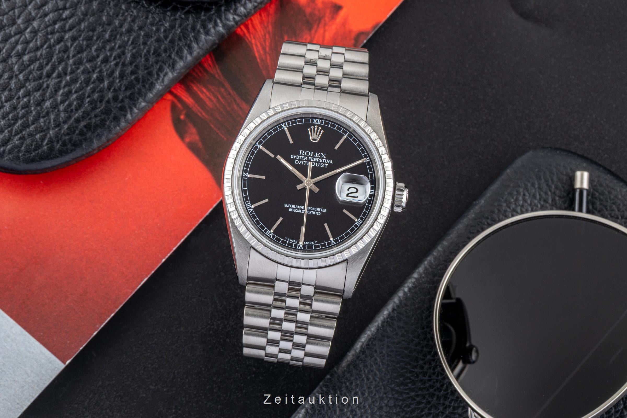 Rolex Datejust steel automatic men's watch 16220  [2605313]