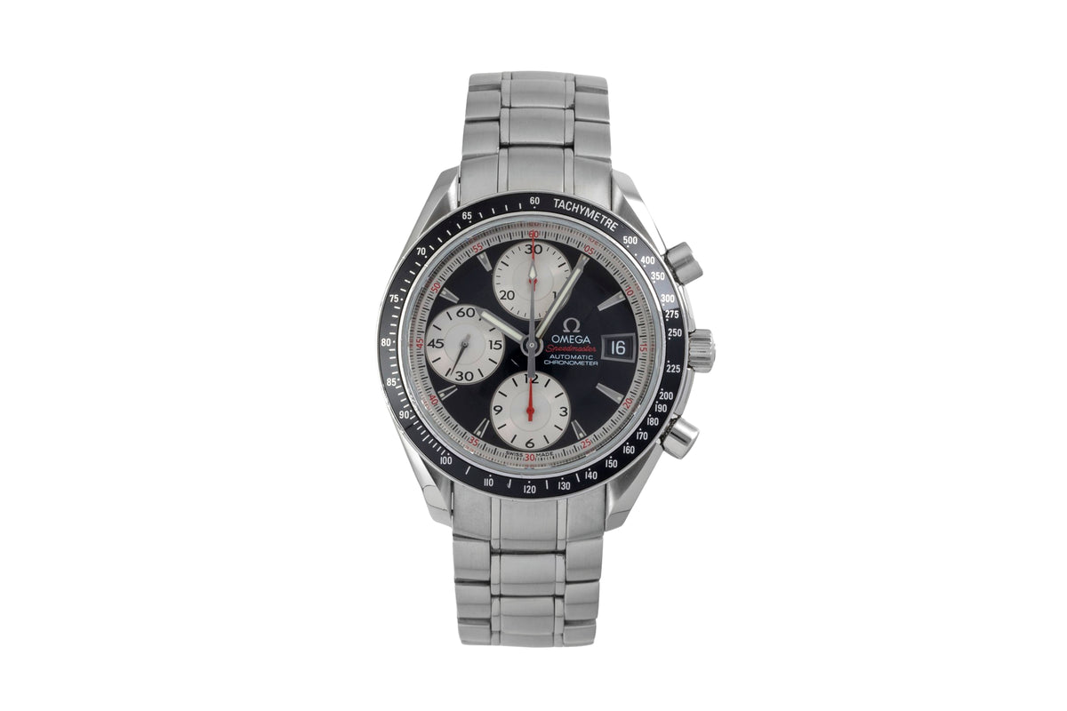 Omega Speedmaster Date chronographe acier automatique montre pour hommes 3210.51.00 LP: 6100EUR  [2605315]