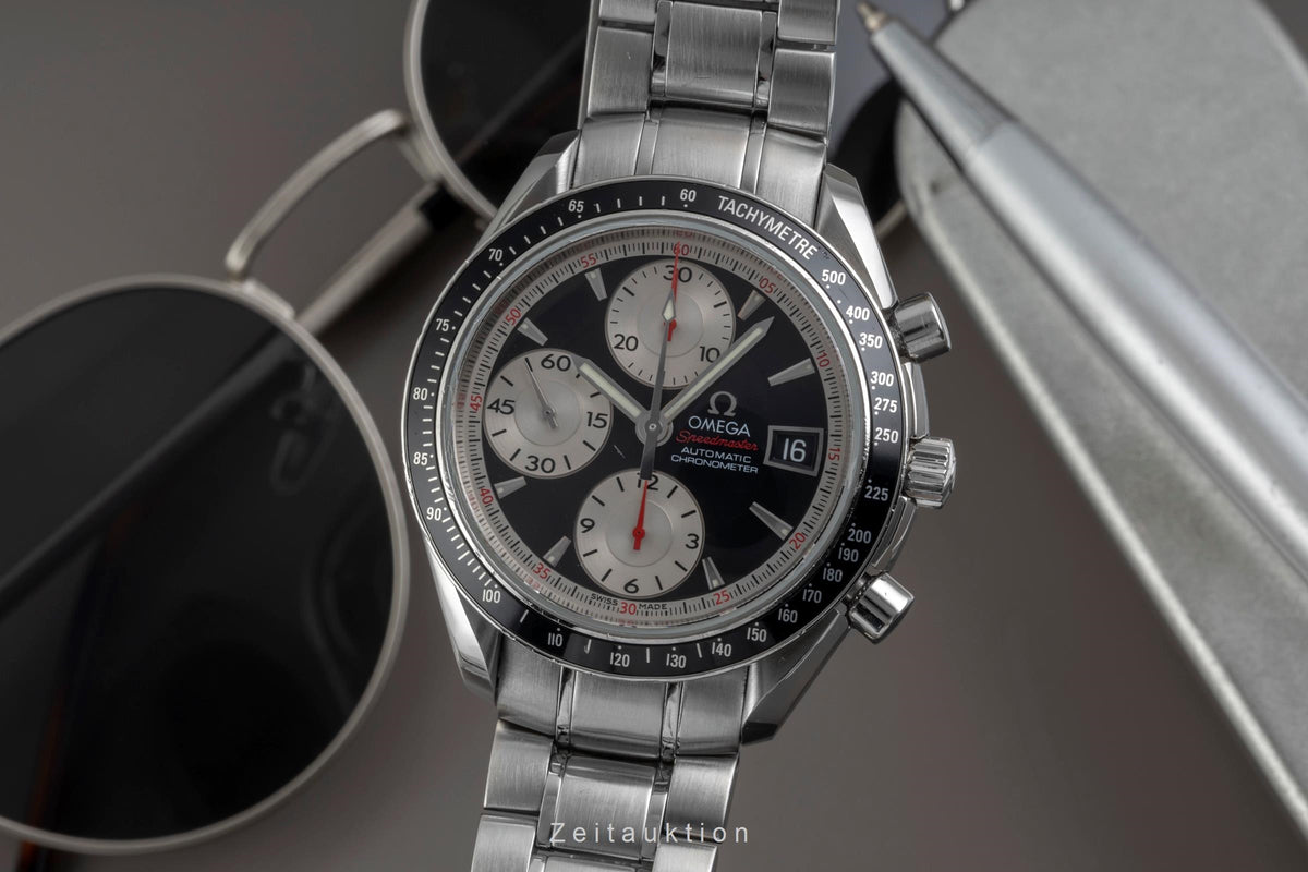 Omega Speedmaster Date Chronograph Stahl Automatik Ref. 3210.51.00 VP: 6100,- € [2605315]