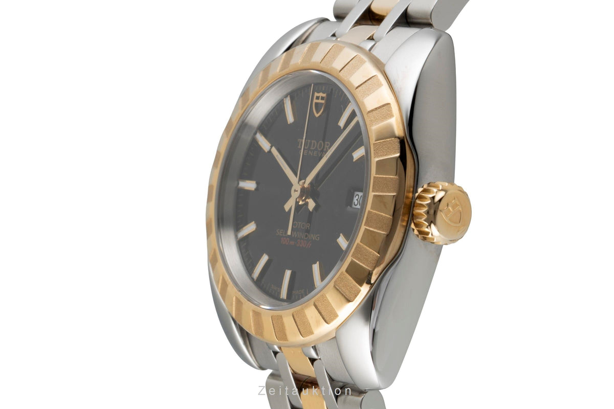 Tudor Classic Date acciaio / oro automatismo orologio da donna 22013  [2605316]