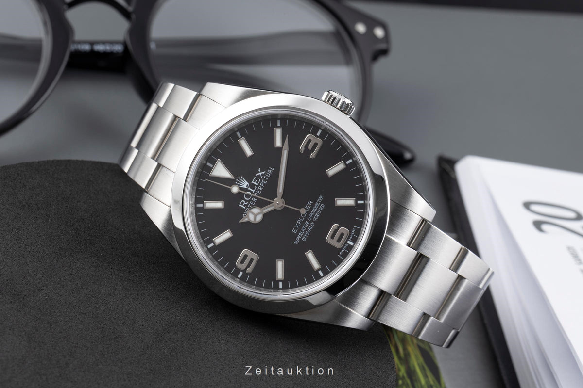 Rolex Explorer acciaio automatismo orologio da uomo 214270  [2605324]