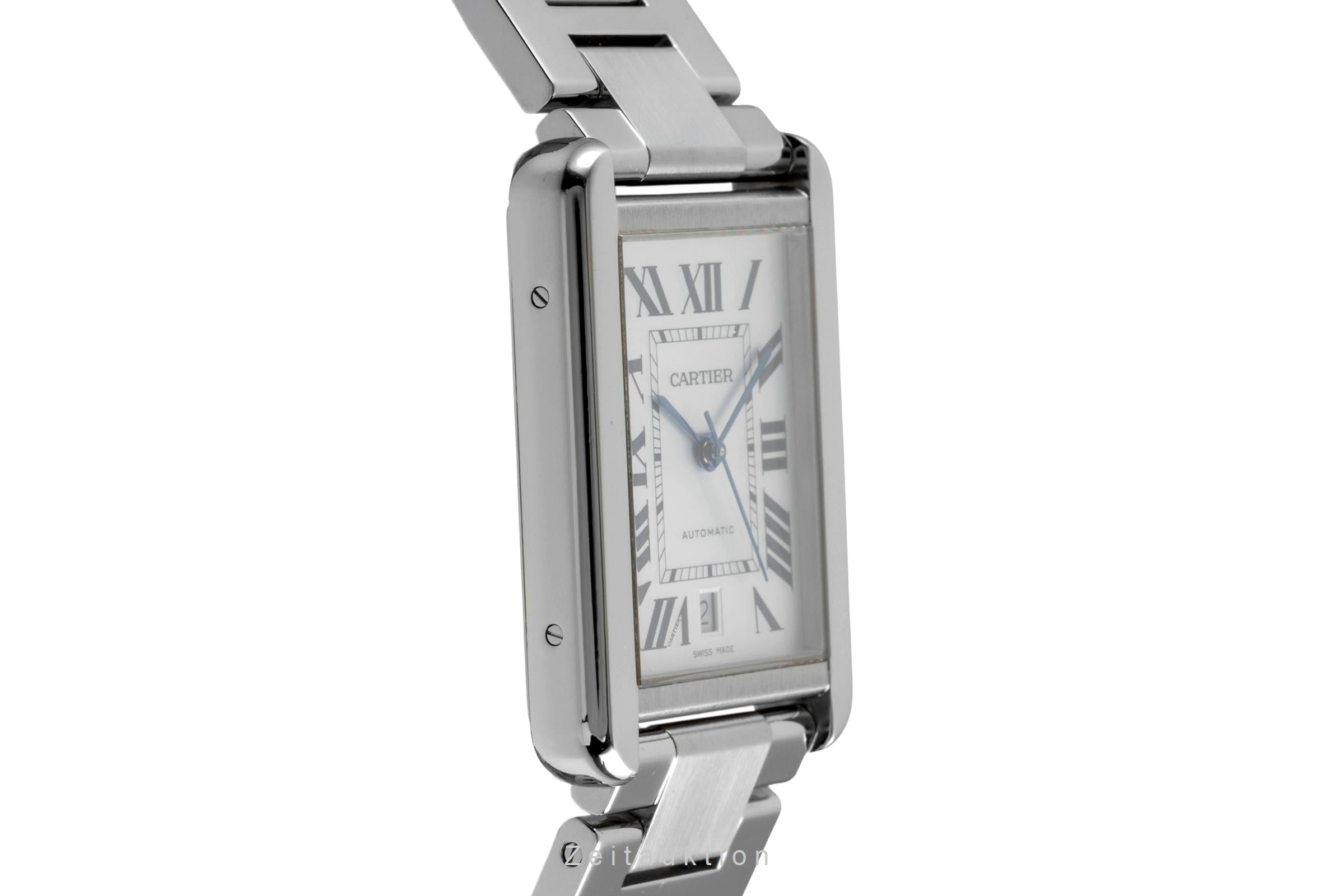 Cartier Tank acero automático reloj para caballeros W5200028  [2605326]
