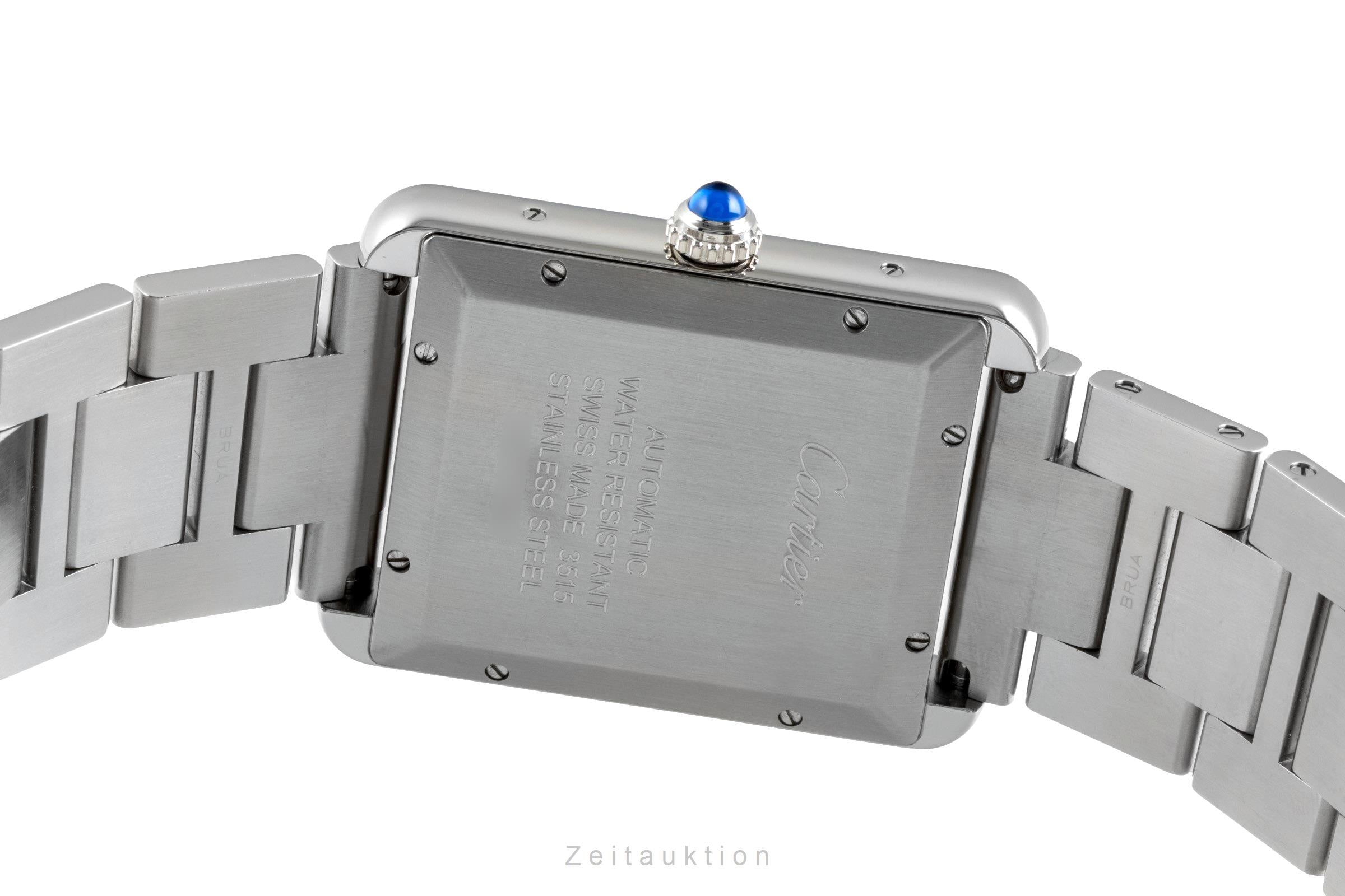 Cartier Tank acero automático reloj para caballeros W5200028  [2605326]