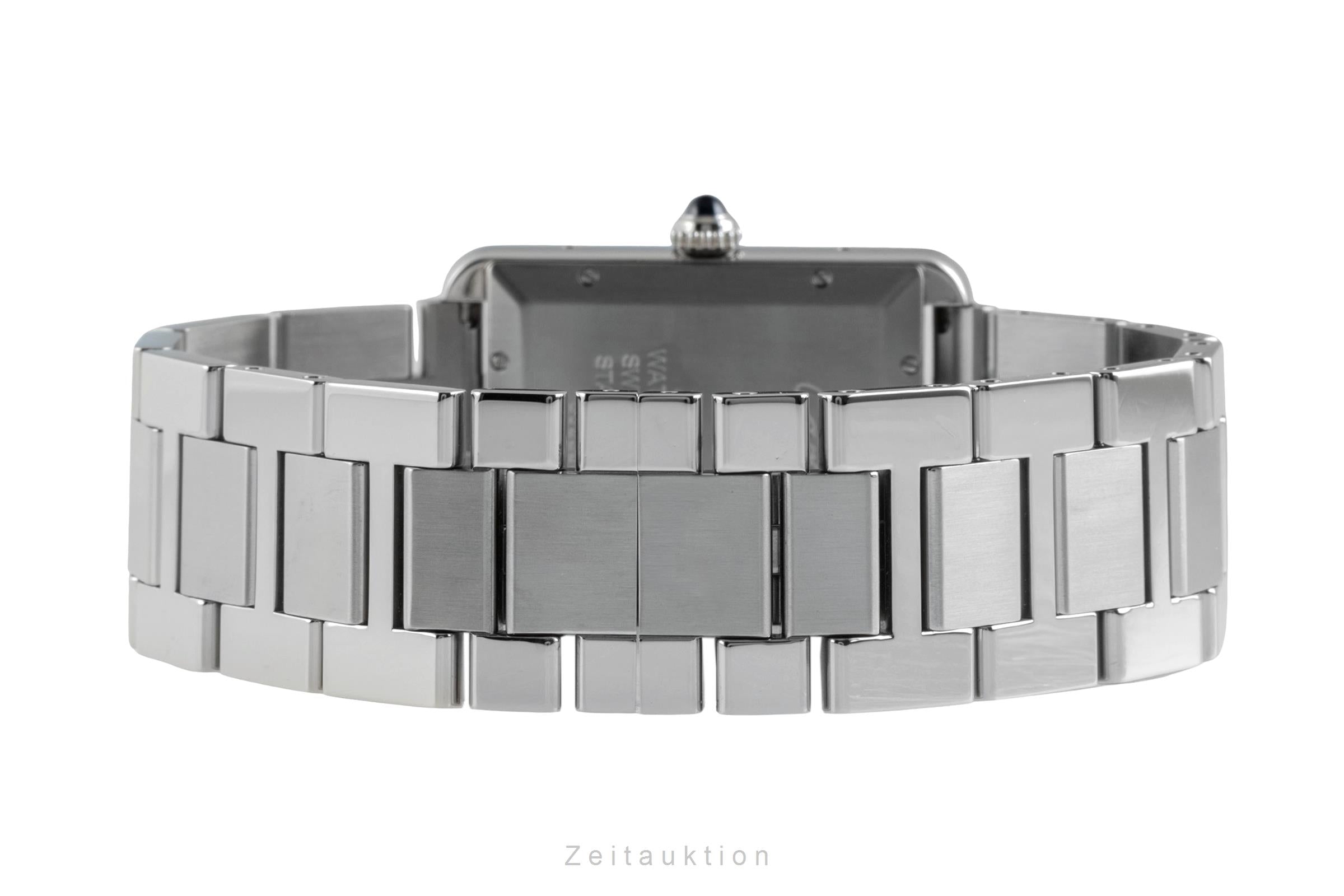 Cartier Tank acero automático reloj para caballeros W5200028  [2605326]