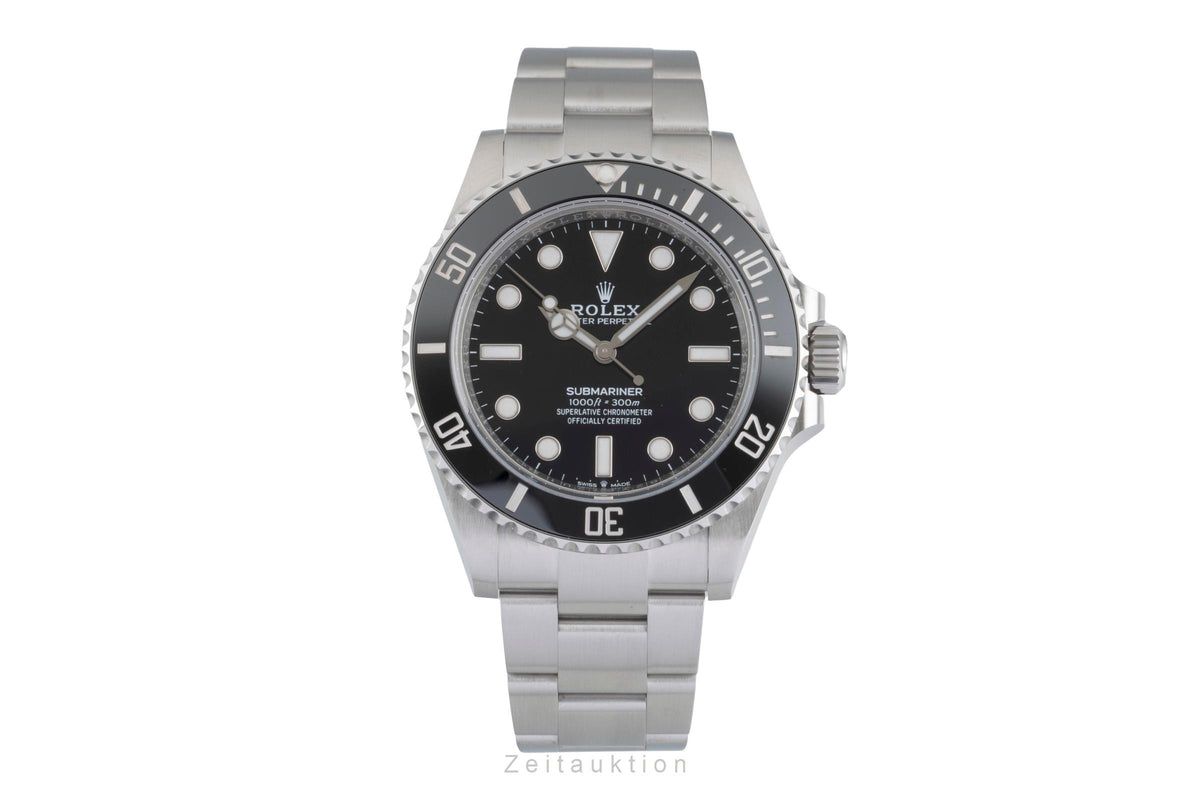 Rolex Submariner steel automatic men's watch 124060  [2605330]
