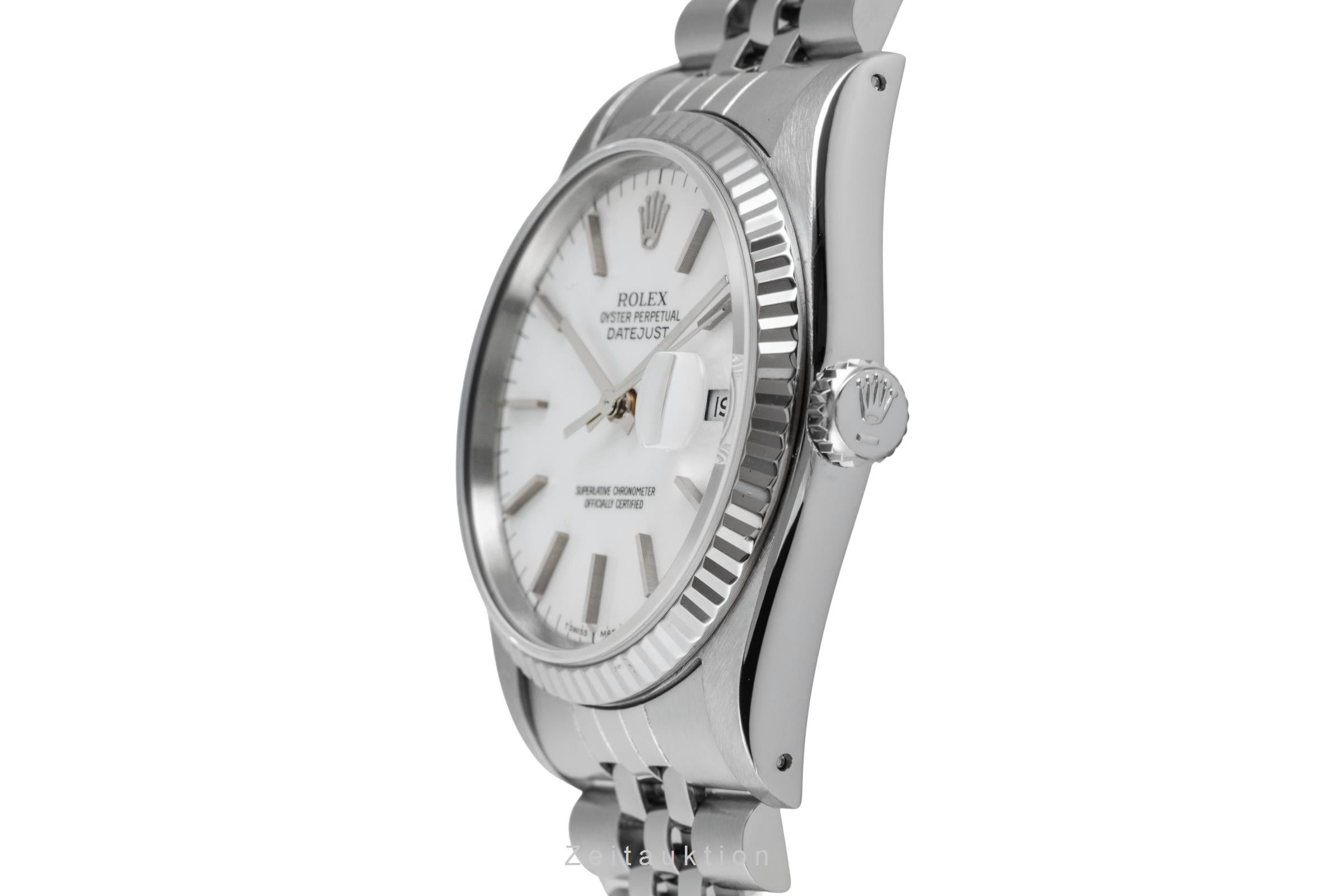Rolex Datejust steel / white gold automatic men's watch 16234  [2605331]