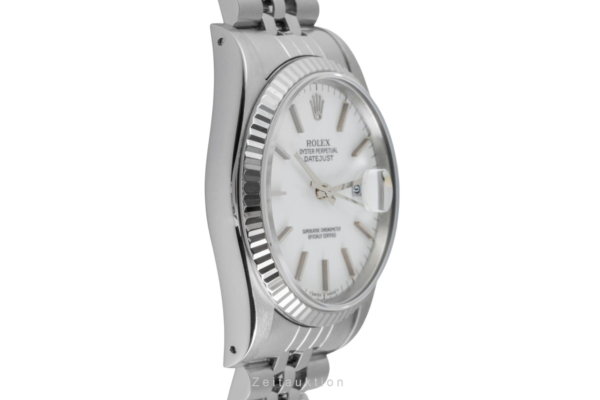 Rolex Datejust steel / white gold automatic men's watch 16234  [2605331]
