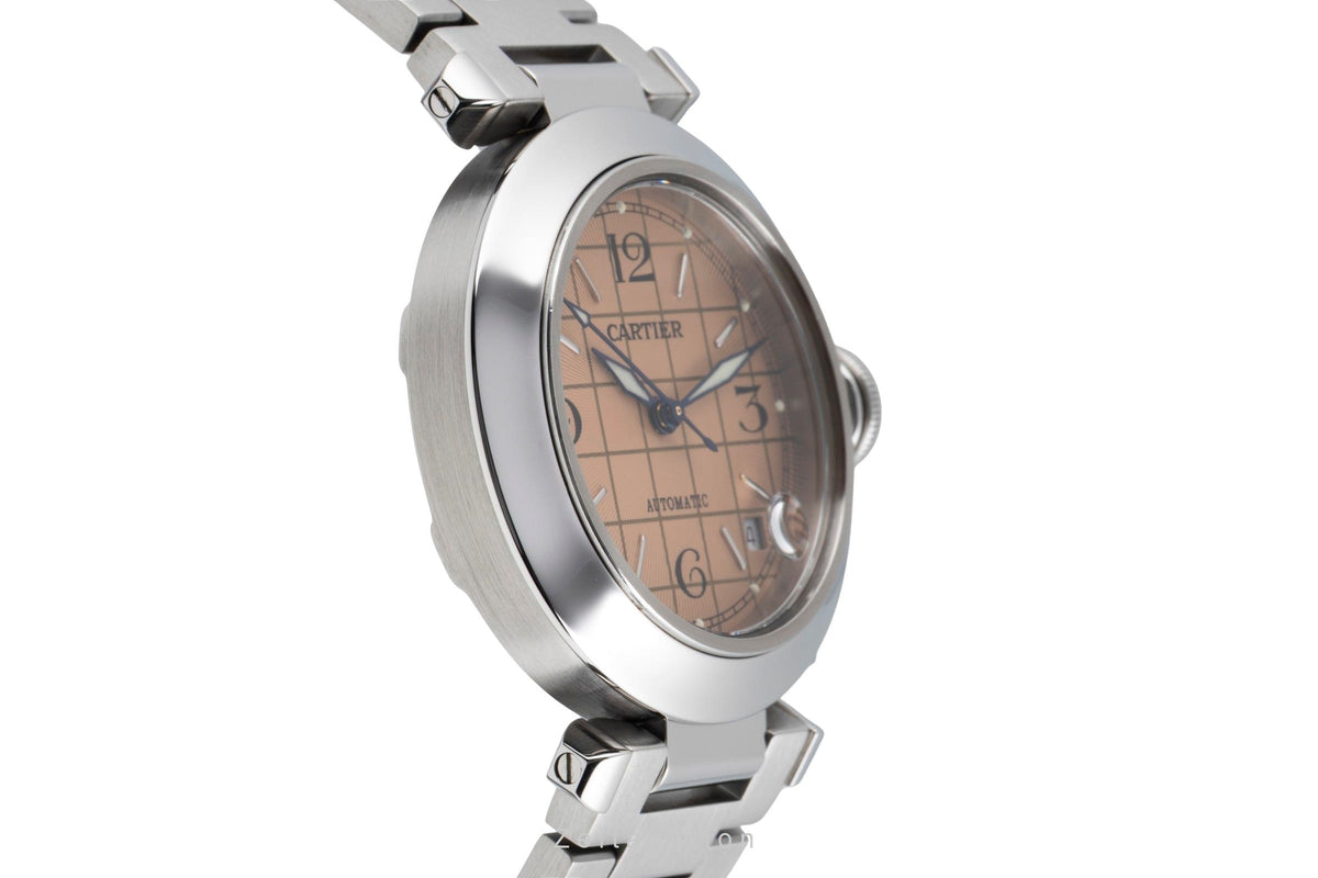 Cartier Pasha steel automatic unisex W31024M7  [2605332]