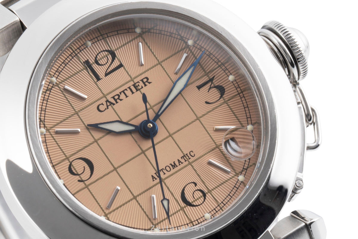Cartier Pasha steel automatic unisex W31024M7  [2605332]