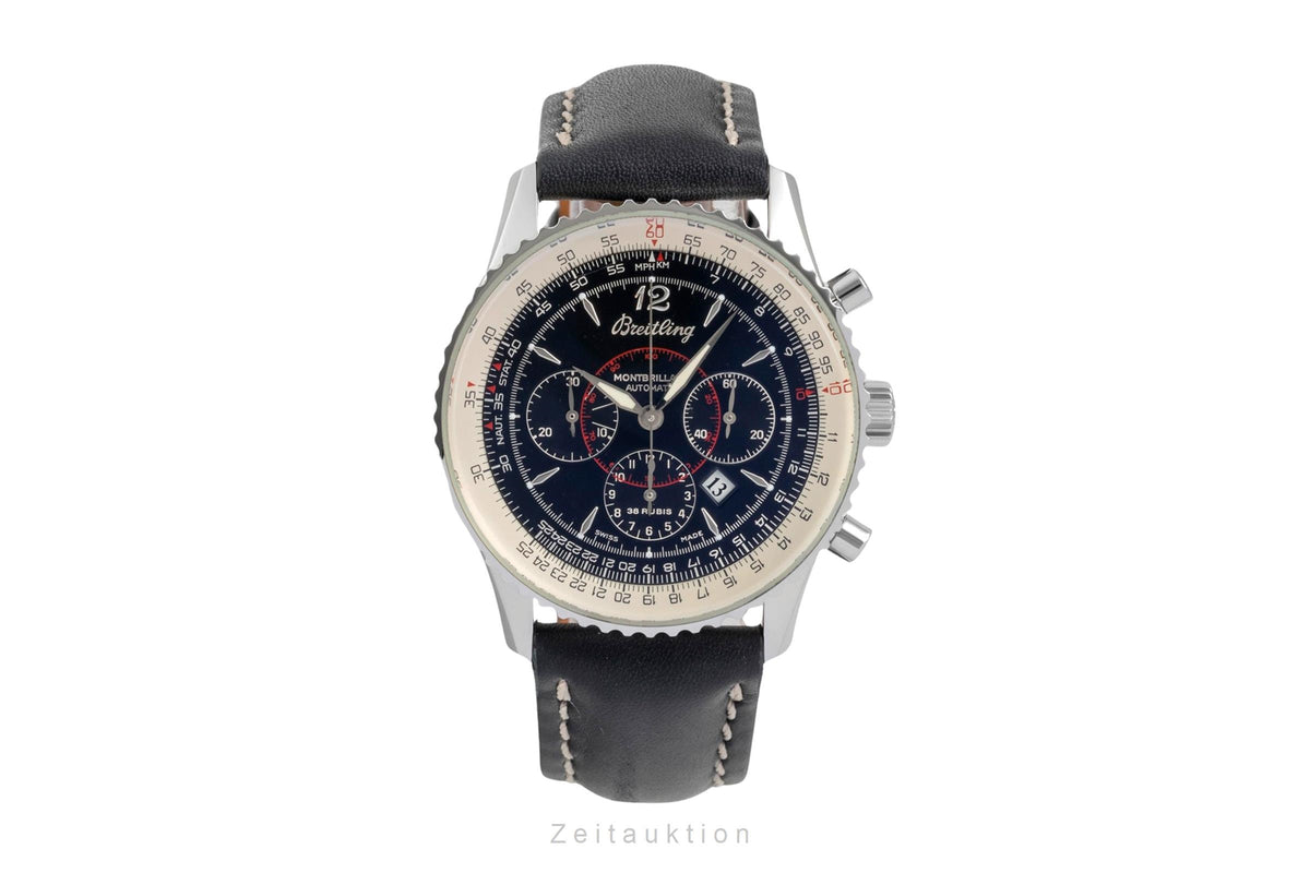 Breitling Montbrillant Chronograph Automatik Stahl Herrenuhr Ref. A41030 [2605333]