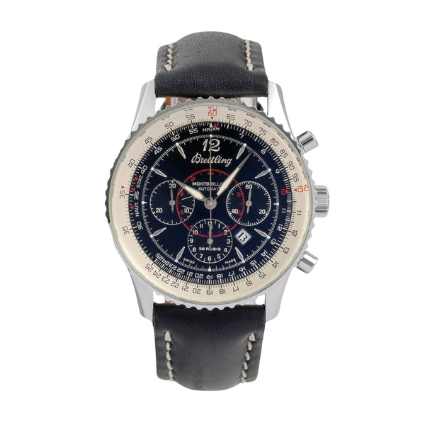 Breitling Montbrillant Chronograph Automatik Stahl Herrenuhr Ref. A41030 [2605333]