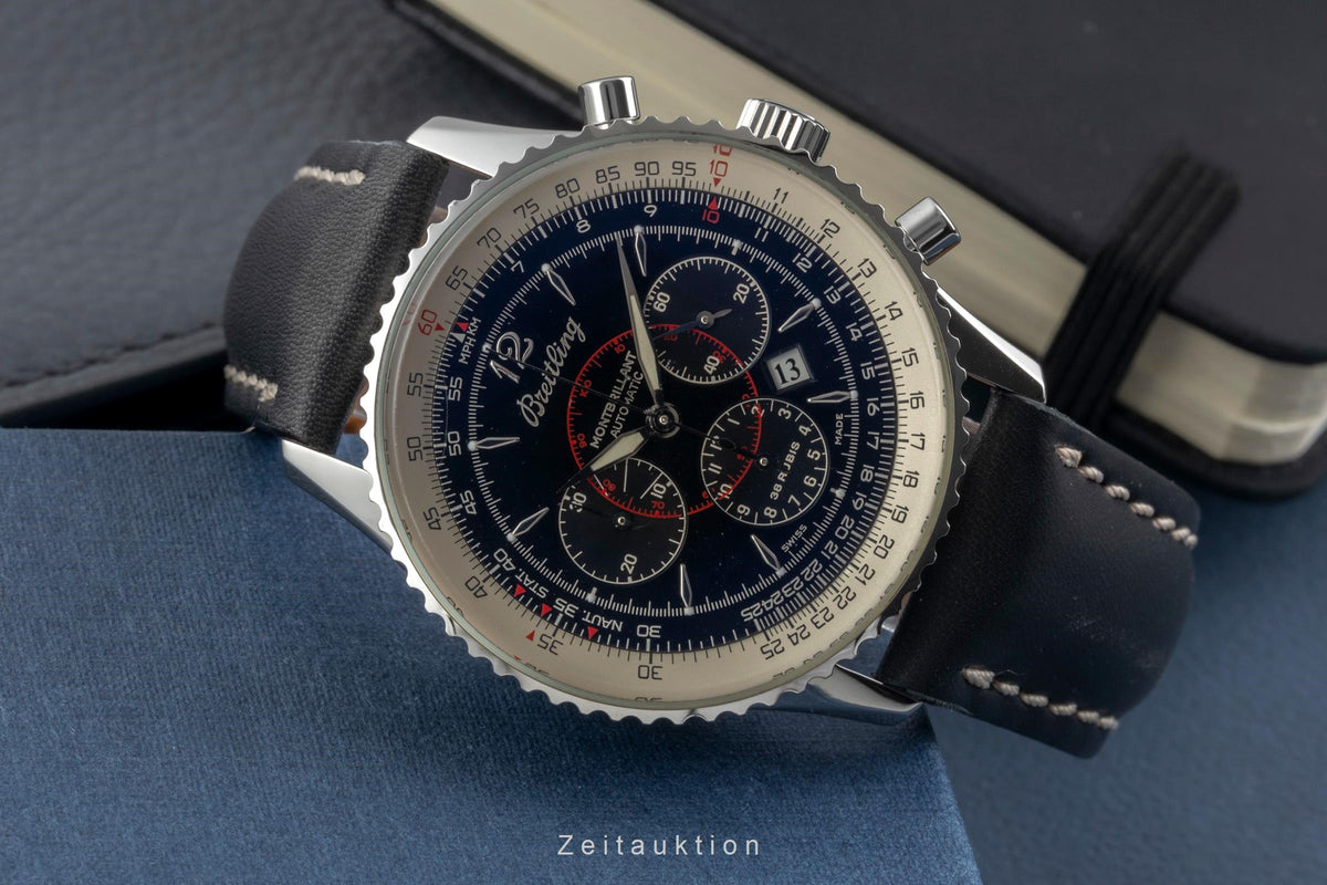Breitling Montbrillant Chronograph Automatik Stahl Herrenuhr Ref. A41030 [2605333]