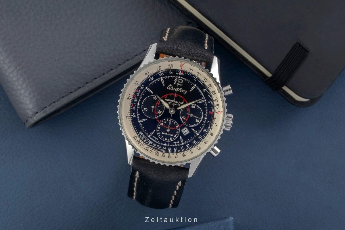 Breitling Montbrillant Chronograph Automatik Stahl Herrenuhr Ref. A41030 [2605333]