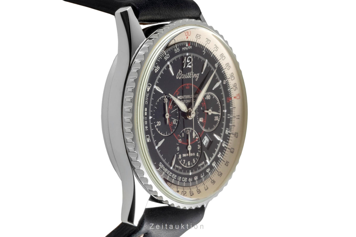 Breitling Montbrillant Chronograph Automatik Stahl Herrenuhr Ref. A41030 [2605333]